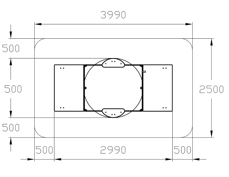 Песочница с крышкой средняя и навесом Грибок (Техно) - ИО 5.01.10-09