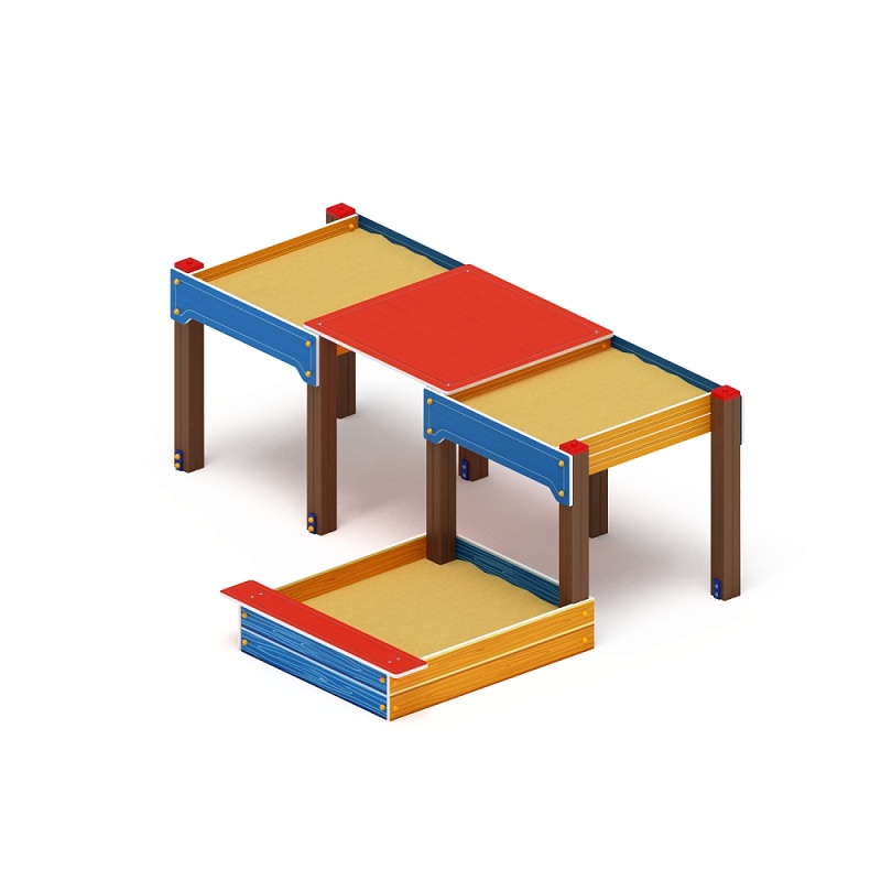 Песочница тройная комбинированная - ДОВ 50.01.06 - Забота