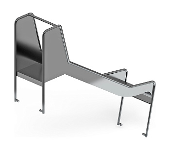 Горка для геопластики из нержавеющей стали 900 SNG 900.470-01