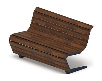 Скамья - МФ 42.02.02 (Темный дуб) Д:1500  (под анкера)