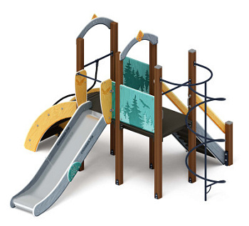 Играйте с нами (Тайга) - ДИК 2.01.1.02-03 - Игровой комплекс H=1200