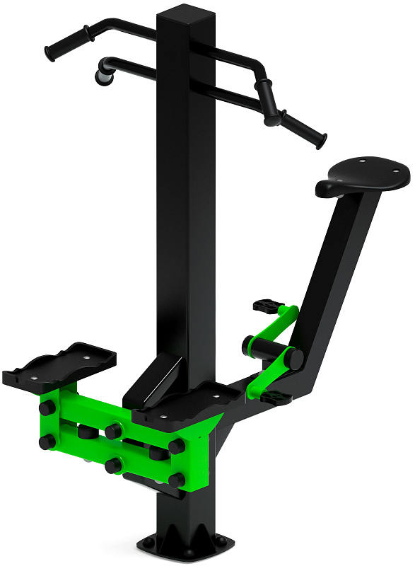 Степ+Вело (зеленый) - Уличный тренажер - СТ 018-12.И1