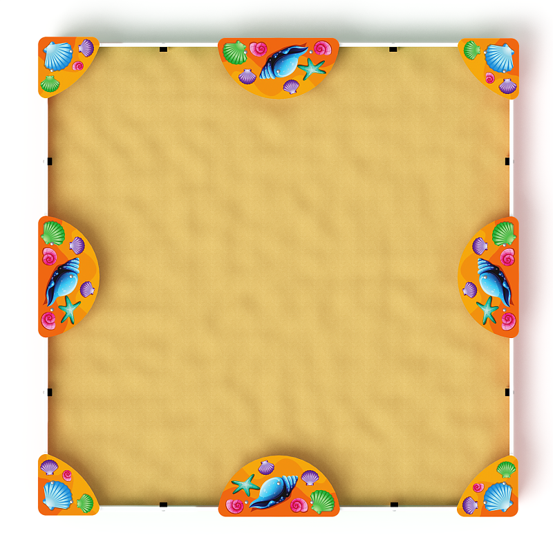 Песочница макси (Ракушки) - ИО 5.01.04-01