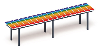 Скамья - МФ 42.01.15 (Радуга)