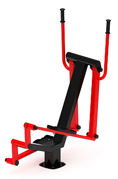 Эллиптический (красный) - Уличный тренажер - СТ 010-11.И2