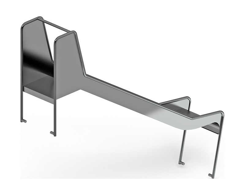 Горка для геопластики из нержавеющей стали 1200 SNG 1200.470-01