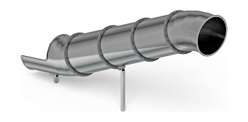 Горка тоннельная прямая 2000 нержавеющая сталь SNSР 2000.764