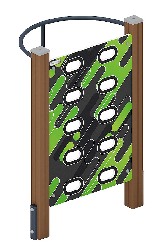 Стенка для лазанья тип 2 - СО 1.20.05-01 (зеленый принт)