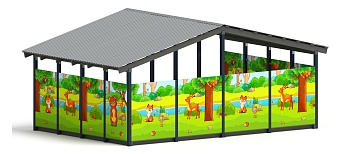 Теневой навес (Полянка) - МФ 70.6.4-07