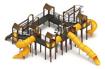 Остров детства (ЭКО) - ДИК 2.01.8.02-32.И1 - Игровой комплекс H=2000