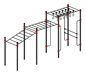 Рукоход с изменением высоты