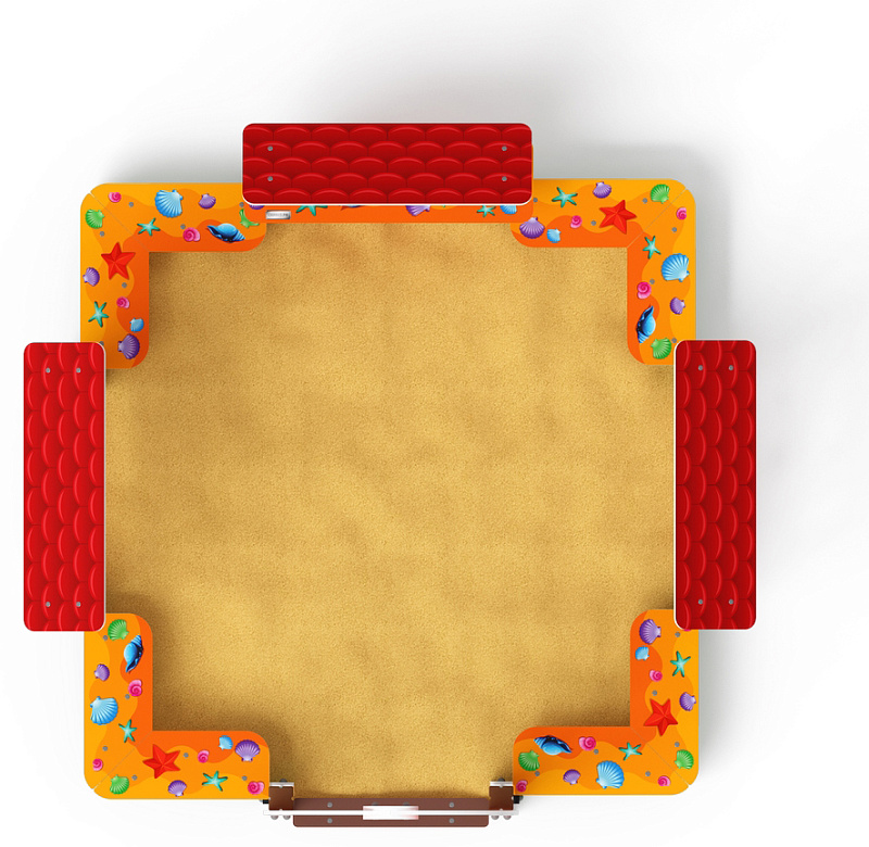 Песочный дворик Теремок (Ракушки) - ИО 6.01.04-01