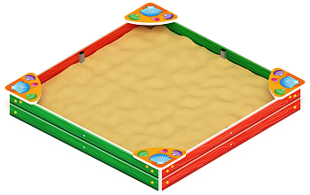 Песочница средняя (Ракушки) - ИО 5.01.02-01