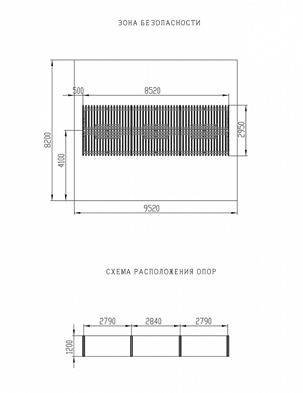 Пергола с диваном - МФ 78.04.03-01.И1 /без поликарбоната/