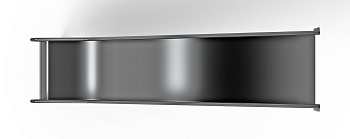 Горка из нержавеющей стали приставная 1200 SNP 1200.470-02