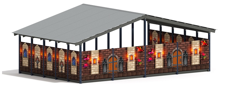 Теневой навес (Замок. Средневековый) - МФ 70.8.5-11