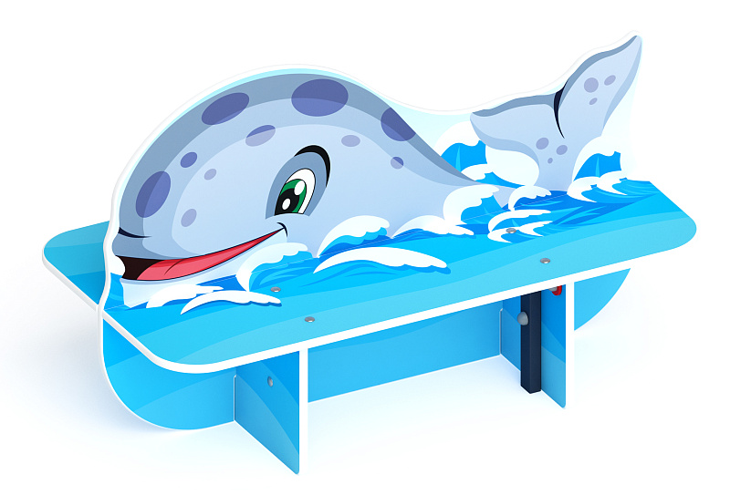 Кит - Скамейка детская - МФ 41.17.01