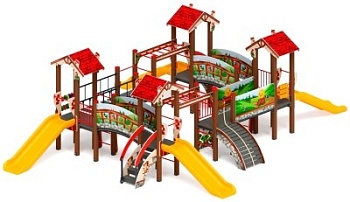 В гостях у сказки горка пластиковая Н 900 ДИК 1.05.01-28