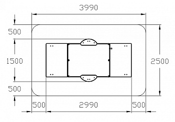 Песочница с крышкой средняя (Игра) - ИО 5.01.11-06