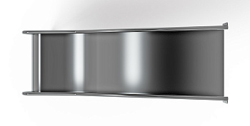 Горка из нержавеющей стали приставная 900 SNP 900.470-02