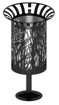 Урна (с баком) (под анкера) МФ 50.04.01-02.А