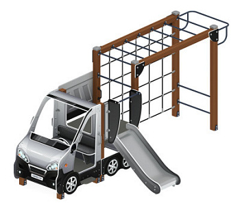 Машинка (серый) тип 2 - ДИК 1.03.1.02-02 - Игровой комплекс H=750