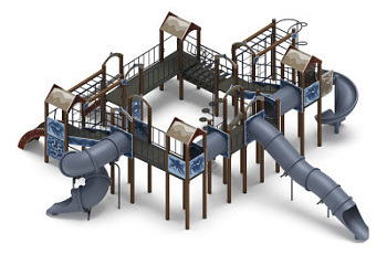 Остров детства (Алтай) - ДИК 2.01.8.02-34.И1 - Игровой комплекс H=2000