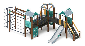 Городок (Тайга) - ДИК 2.01.3.02-03 - Игровой комплекс H=1200