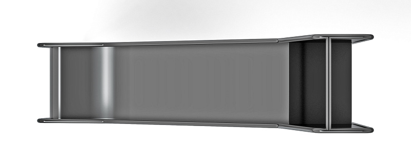 Горка для геопластики из нержавеющей стали 900 SNG 900.470-01