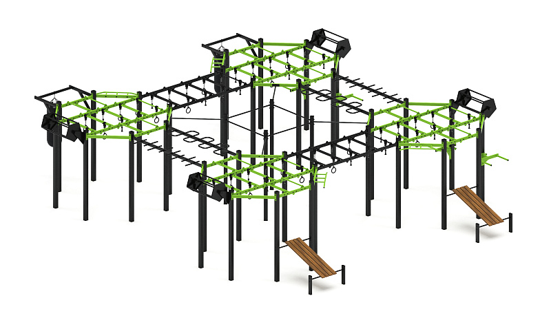 Многофункциональный спортивный комплекс (зеленый) МК 100.02-02