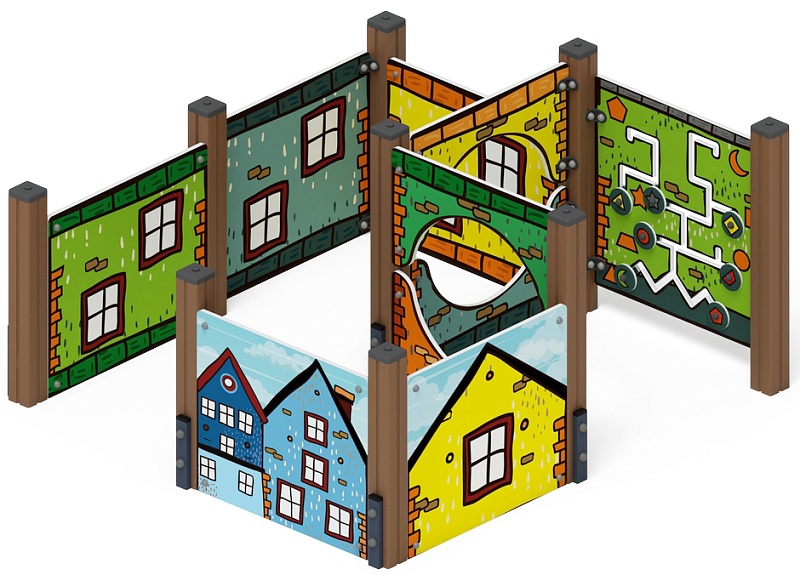 Лабиринт кубик 1 (город)  МФ 20.01.01-01.И1